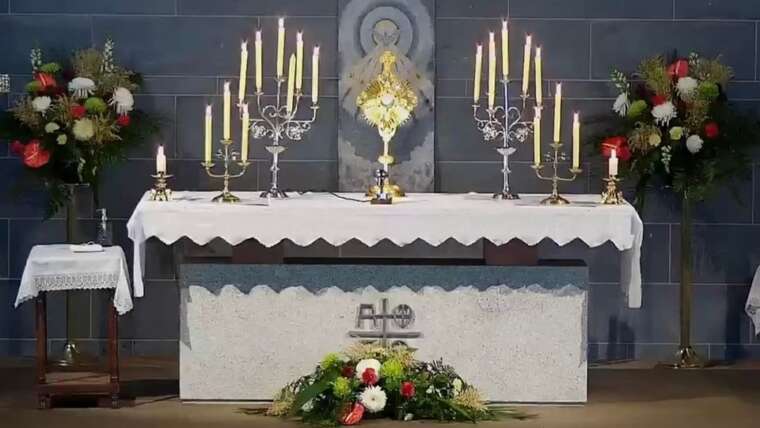 Adoration has changed to Tuesday evenings