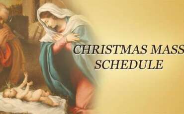 Christmas Mass Schedule