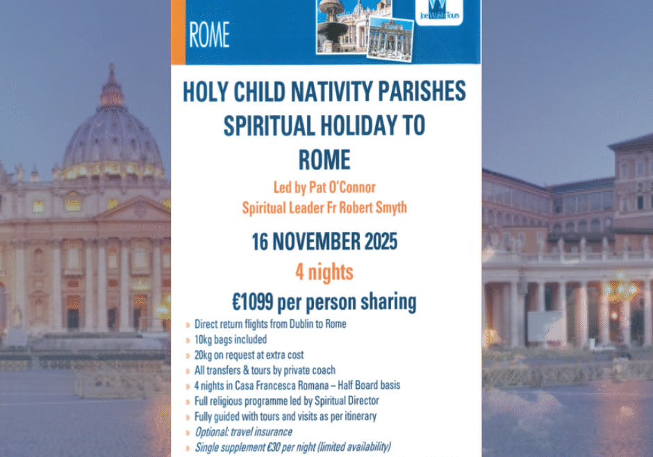 Holy Child Nativity Parishes Pilgrimage to Rome
