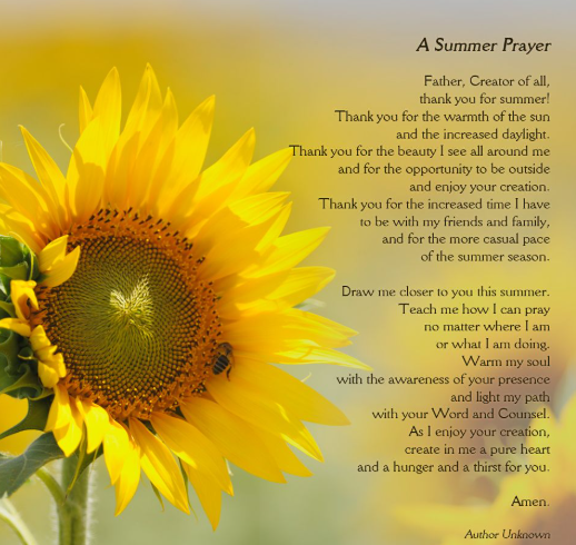 Summer Prayer