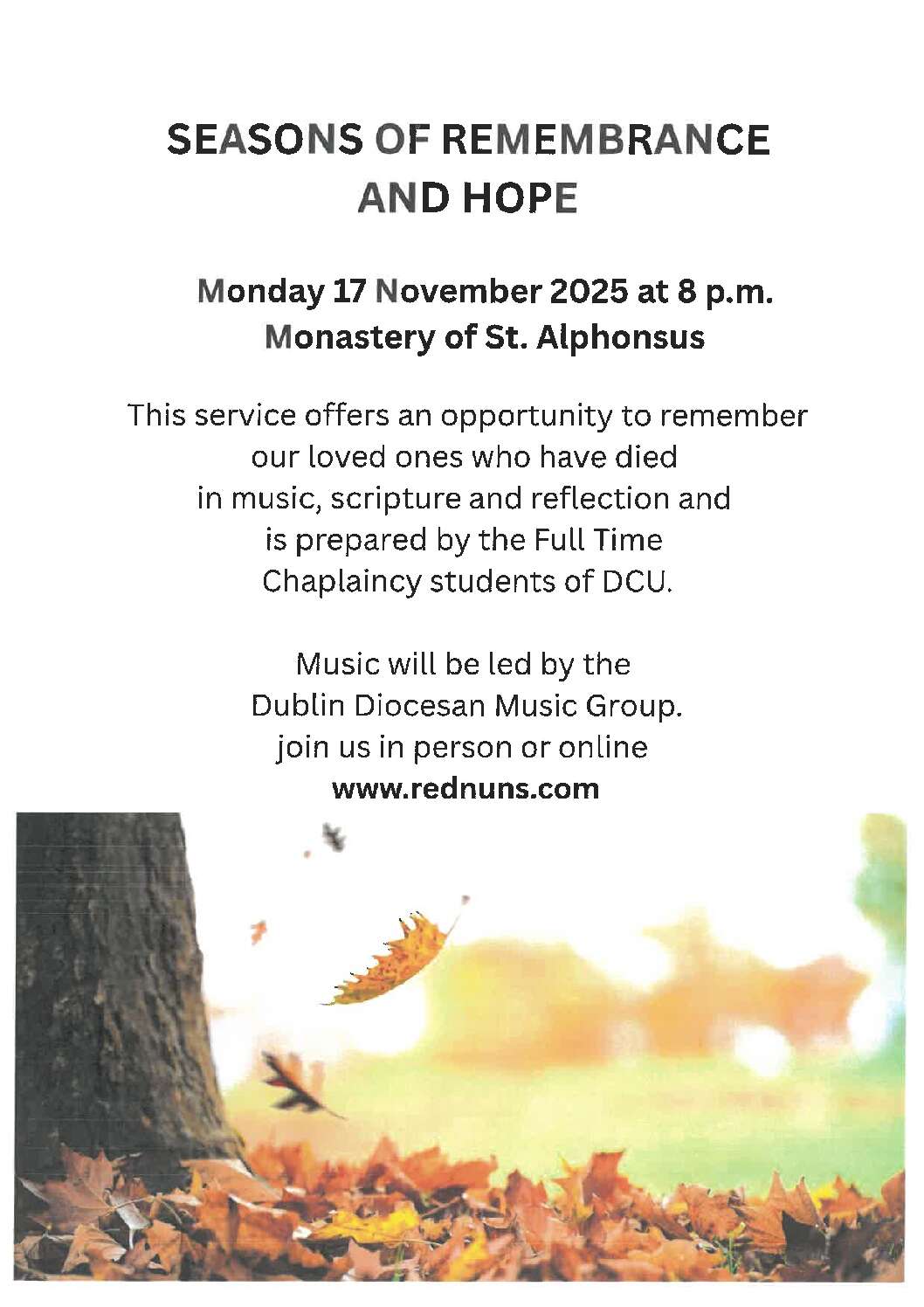 Seasons of Remembrance and Hope