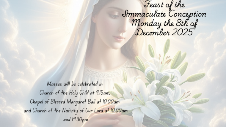 Feast of the Immaculate Conception 8th of December 2025