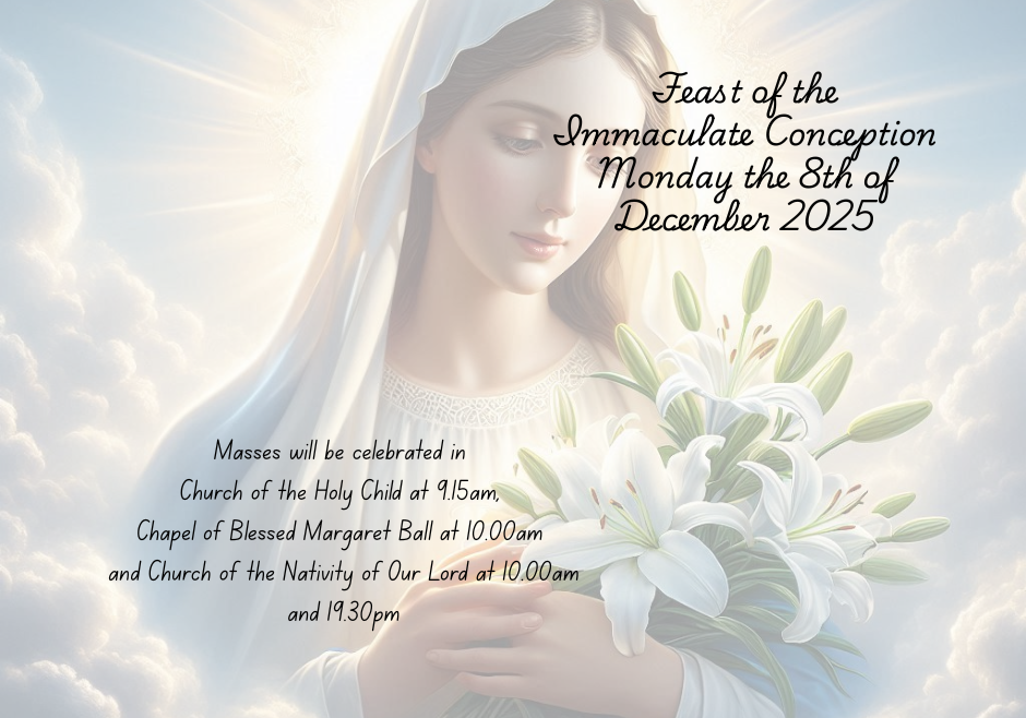 Feast of the Immaculate Conception 8th of December 2025